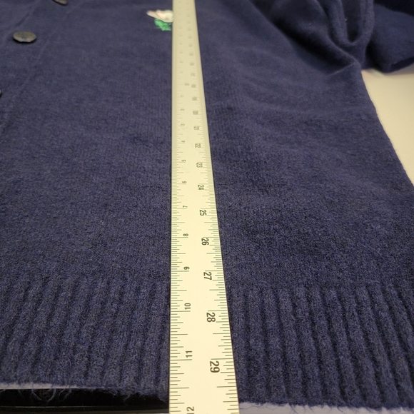 Goodfellow & Co Men's Kindness Blooms Floral Print V-Neck Cardigan Navy Size XXL - Picture 6 of 7